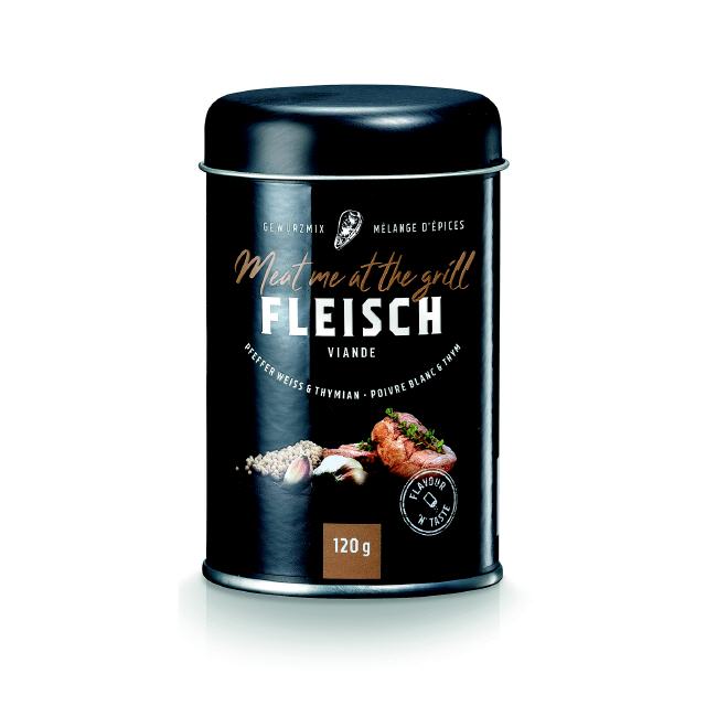 Fleisch Gewürzmischung mit Firmen Logo