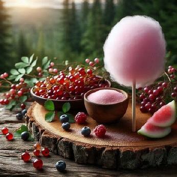 Maulbeeren  Zuckerwatte Zucker