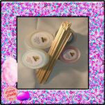 Zuckerwatte Set mit 4x240g &30 Stäbe
