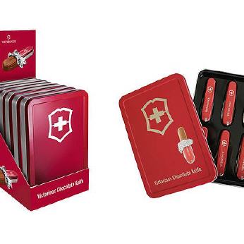 Swiss Army Chocolat Knife Box - Schokoladen Messer