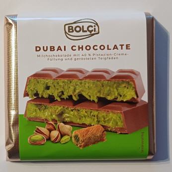Dubai Schokoladentafel 100g